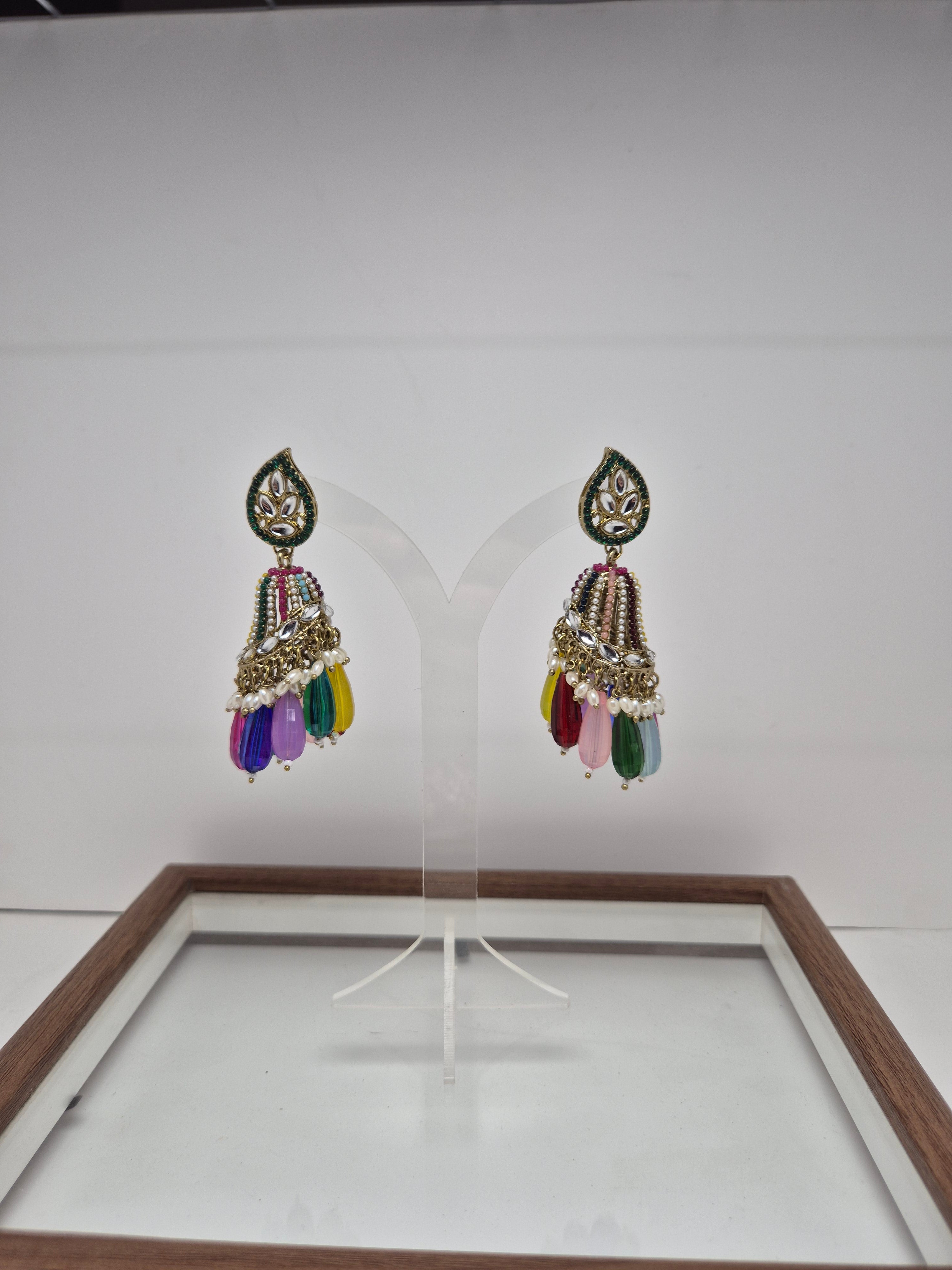 Rangrez Jhumki Drop Earrings