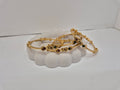 Rajwada Gem Cuff Bangles (Pack of 4) (Size- 2.4)