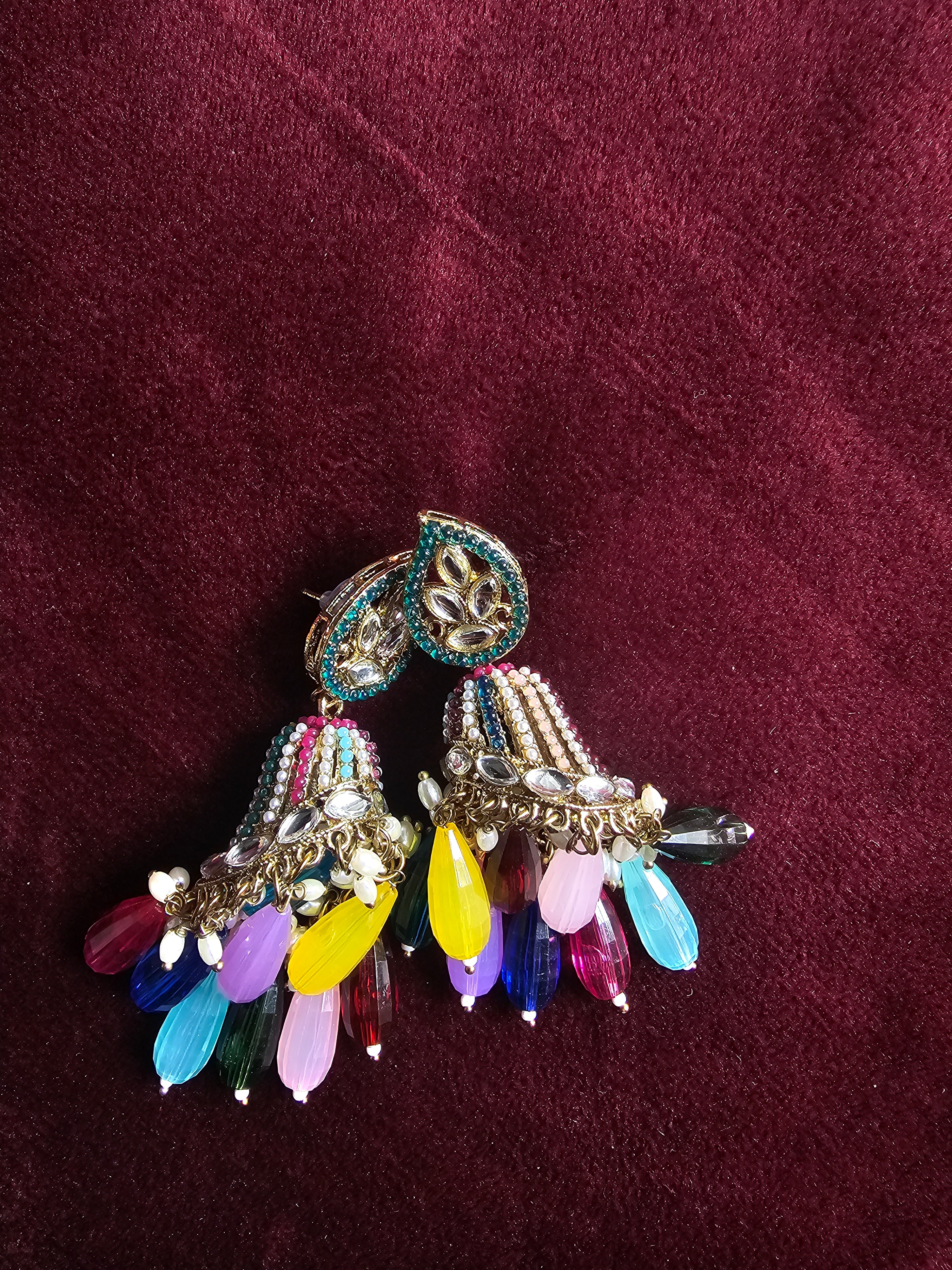Rangrez Jhumki Drop Earrings