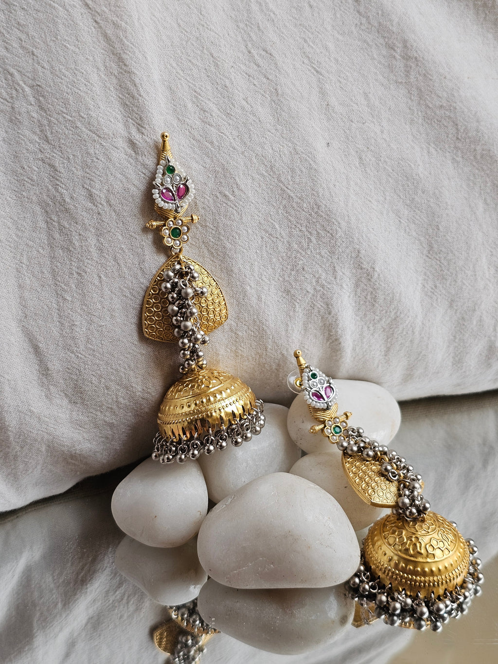 Rani Jhumka Heritage Earrings