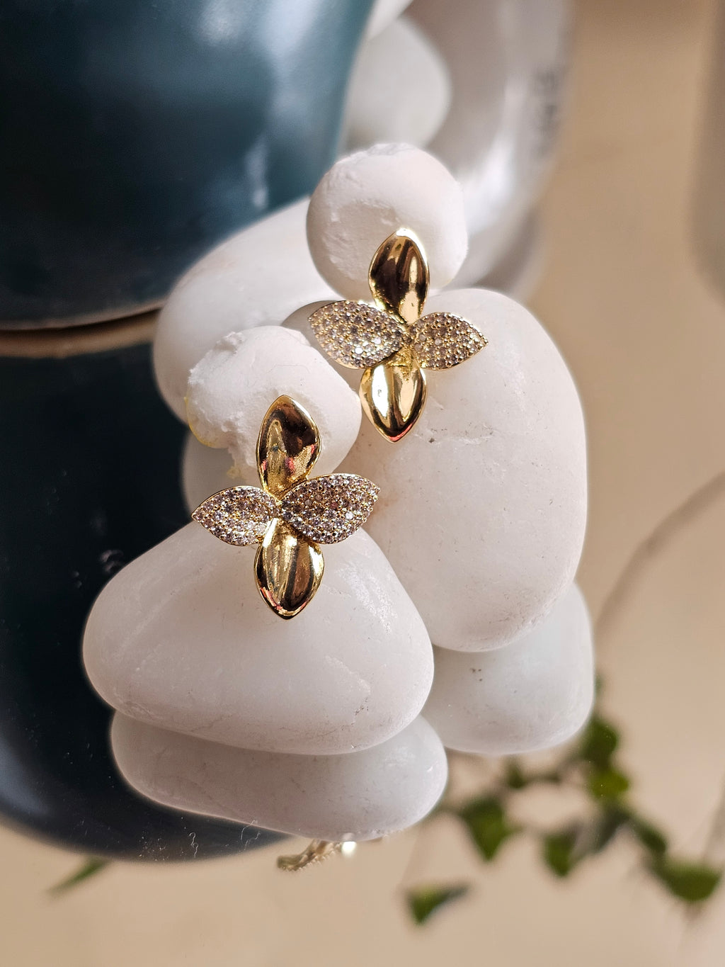 Golden Bloom Studs
