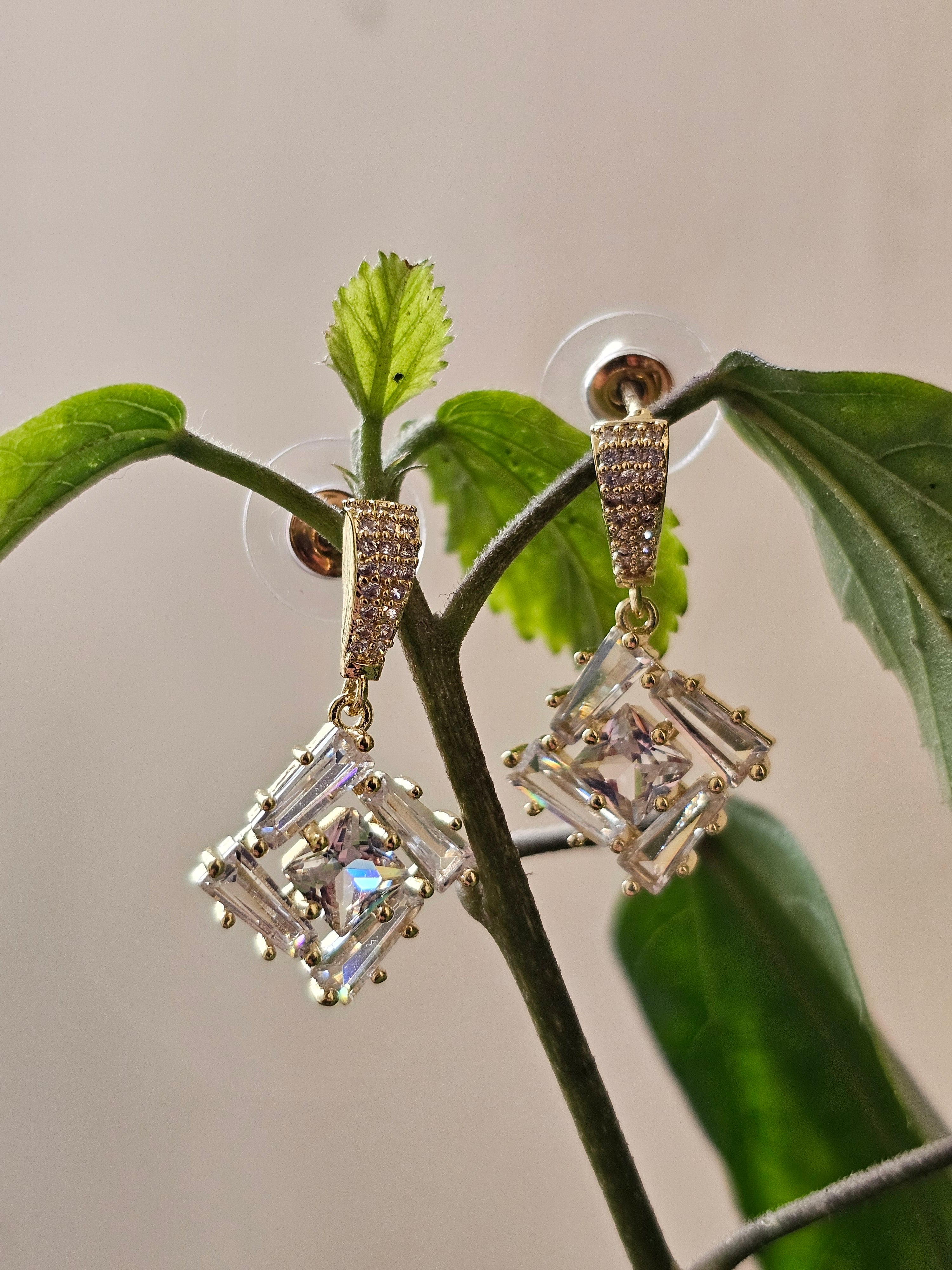 Crystal Crush Drop Earrings