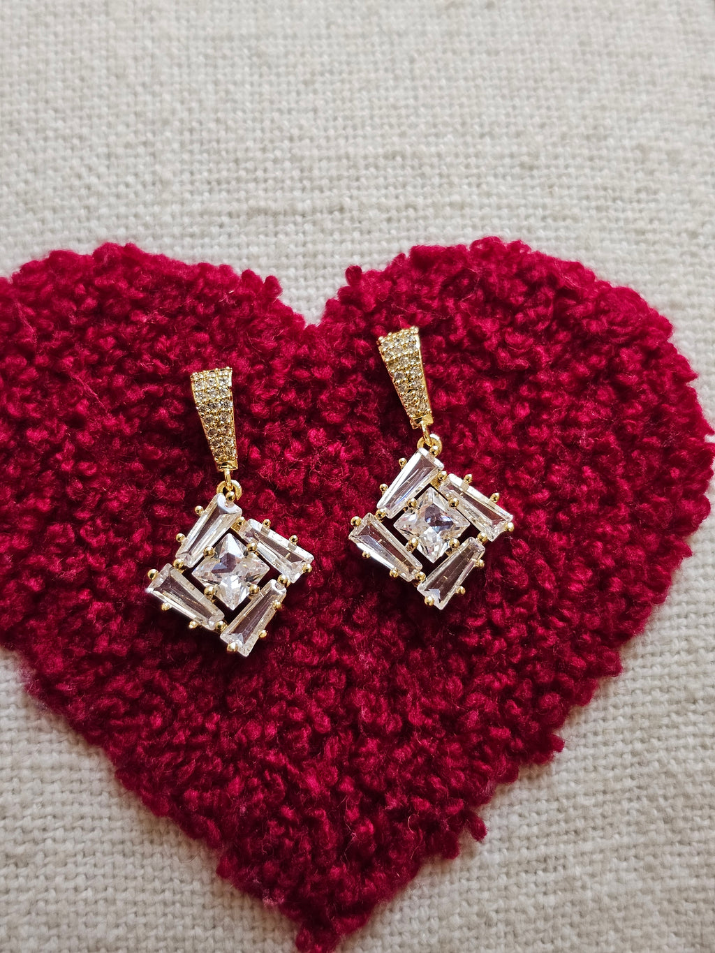 Crystal Crush Drop Earrings