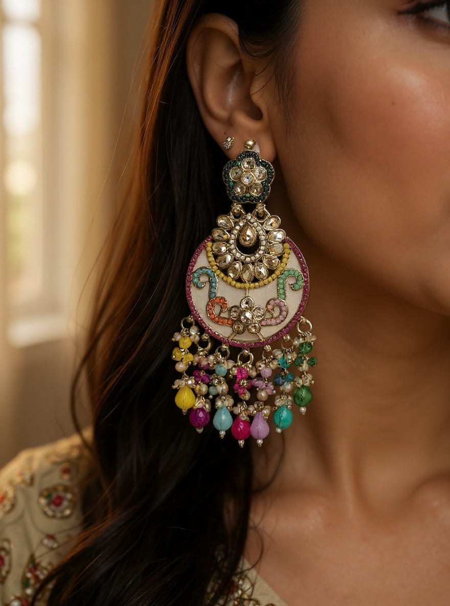 Rang Mahal Kundan Chandbali