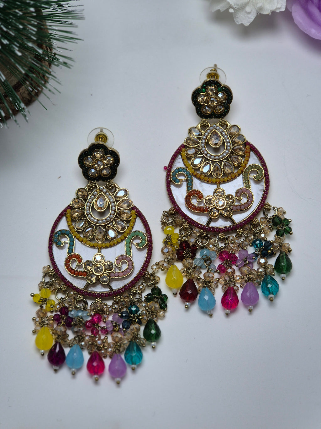 Rang Mahal Kundan Chandbali