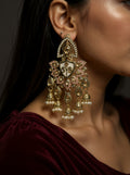 Royal Grace Kundan Chandbali Earrings